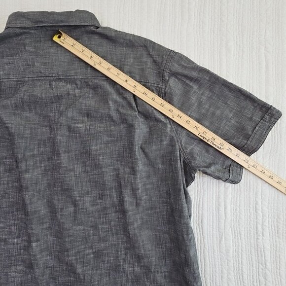 The Foundry Short Sleeve Shirt Men's 3XL Black Button Pockets Workwear EUC LN - Picture 9 of 11
